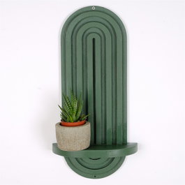 Hanah Home Raf268 Estantería de pared Verde